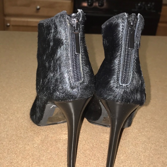 Express Calf Hair Ankle Boots - Picture 4 of 8